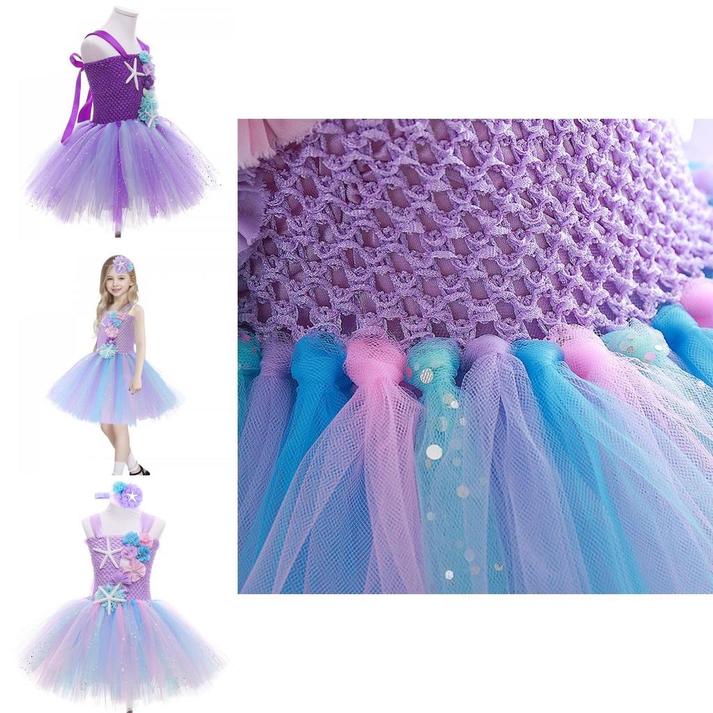 Mermaid Cosplay Princess Dress For Girls Cute And Elegant Perfect For Festivals And Performances