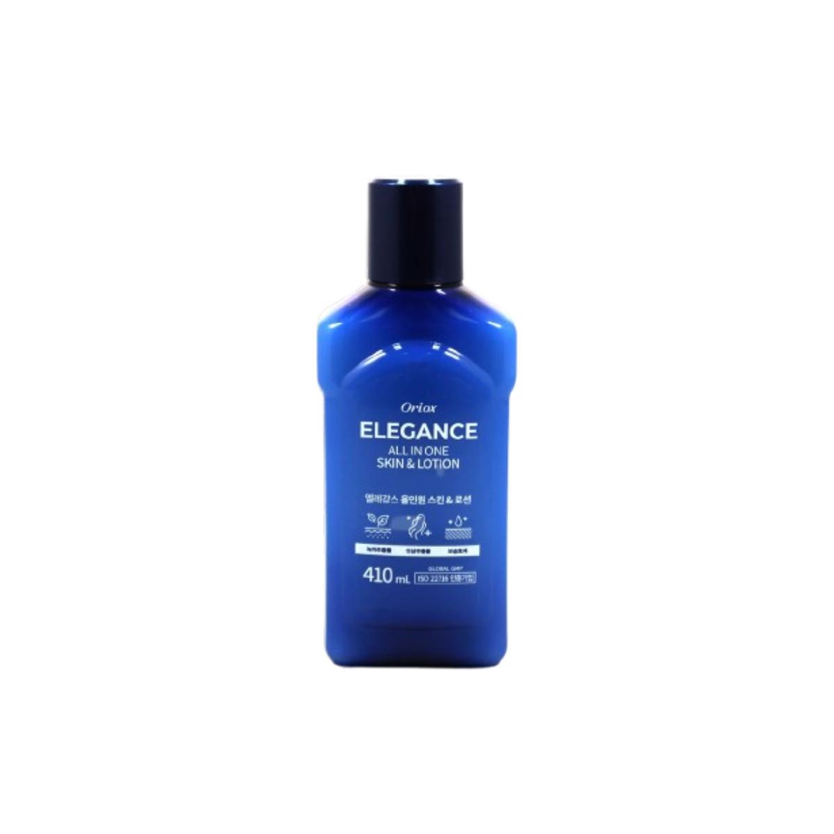 ORIOX Elegance All-in-One Skin & Lotion 410ml - Jumbo Size Hydrating Toner & Moisturizer Duo for Face & Body