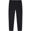 Anta Champion All-Weather Series Solid Color Mid-Rise Comfortable Breathable Straight Leg Casual Pants Women bottoms Black 162430513-2