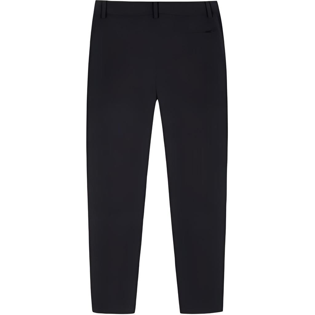 Anta Champion All-Weather Series Solid Color Mid-Rise Comfortable Breathable Straight Leg Casual Pants Women bottoms Black 162430513-2