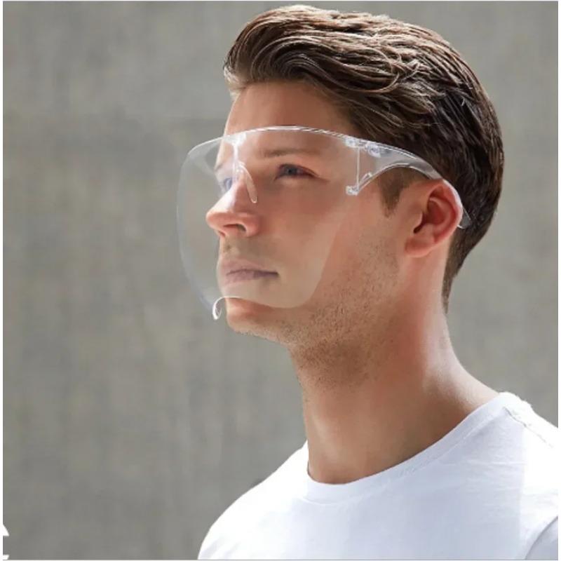 1PC Adult Reusable Face Mask Anti-splash Anti Fog Catering Food Hotel Plastic Kitchen Mask for Face Eye Shield Onion Goggles