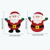 Creative Cartoon Christmas Dining Table Knife Fork Cover Hotel Tableware Decorations Santa Claus Snowman Reindeer Storage Bag