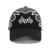 High Street Trendy Baseball Cap Women's Deepened Soft Top Big Head Circumference Flame Cap Men's Street Hip Hop Racing Cap