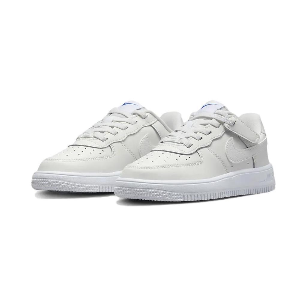 Nike Force 1 Low LV8 EasyOn Abriebfest Niedrig geschnitten Kinder-Skateboarding-Schuhe Weiß Kinder FV6104-100