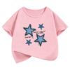 Hip Hop Star Design T Shirts Streetwear Kids Childrens Tshirt short sleeve Boys Girls Summer Spring Casual Top Tee