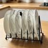 Kitchen Bowl Dish Organizer Metal Dish Holder Home Cutlery Dishes Pot Lid Rack Household Dish Rack Kitchen Accessories