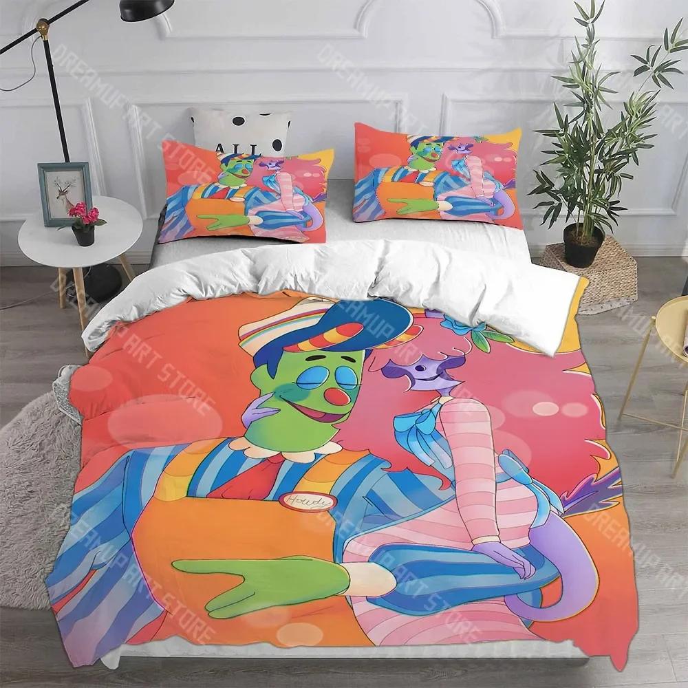 3D Print Welcome Home Anime Printed Bedding Sets Comforter Quilt Bed Cover Duvet Cover Pillow Case 2-3 Pieces Sets Kids Adult