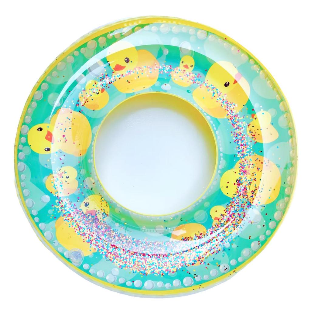 Cartoon Anti-Rollover Thickened PVC Underarm Swimming Ring for Kids - Eco-Friendly and Safe Lifebuoy