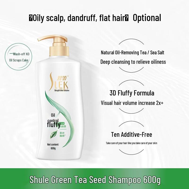 SLEK Oil Control Anti-Dandruff Volumizing Shampoo