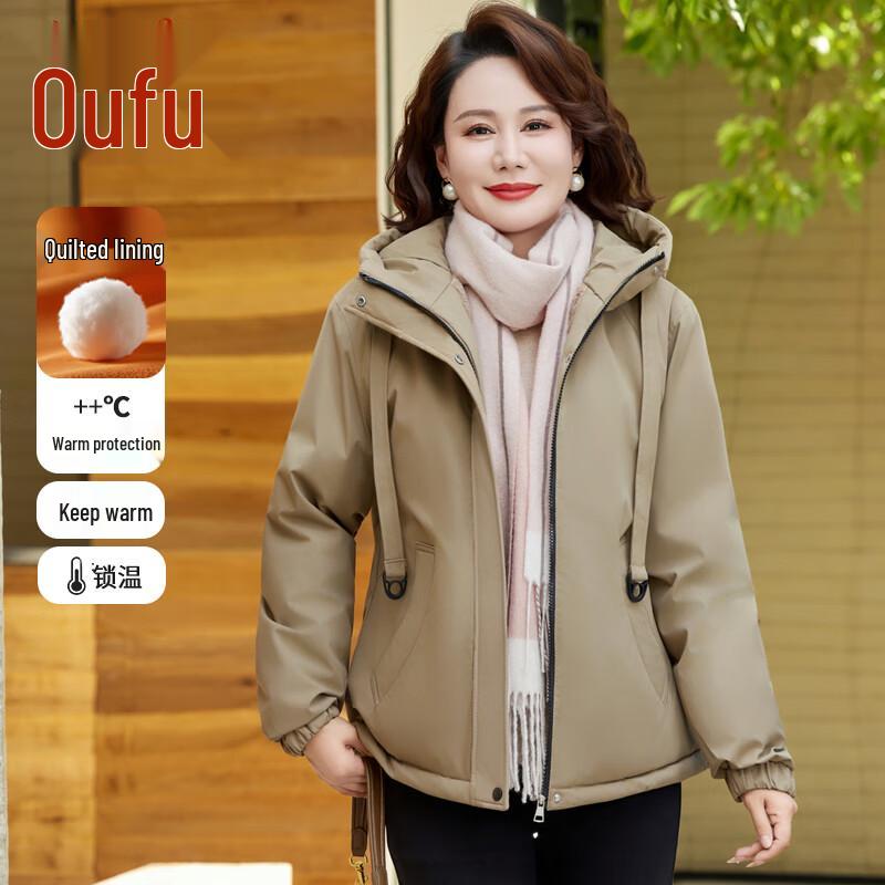 

Женская зимняя парка с плюшевой подкладкой 4XL