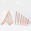School Office Supplies Desk Storage Triangle Bookend Book Holder Record Rack Iron Book Stand