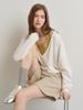 MOAT Deep V-Neck Sweatshirt (Sand Ivory)
