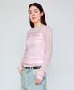 LMC Wm Lmc Atelier Sheer Long Slv Tee Pink