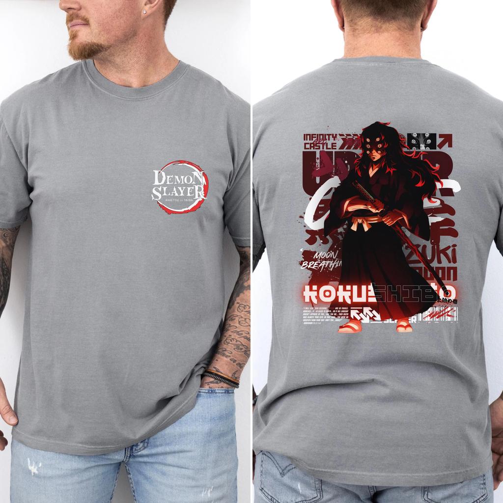 Spring Demon Slayer Anime T-shirt Anime Pattern T-shirt Japanese Anime T-shirt Cosplay Top Gift for Anime Fans