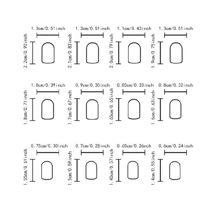 24 Pcs Short Square Artificial Nail Heart Lip Print Stick on Nail Valentines Day False Nail French Tip Press On Nail