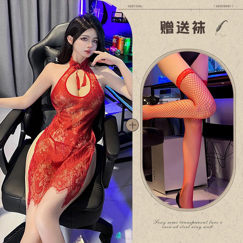 Sex lingerie sex fun pajamas couple passion suit sexy uniform seduction cheongsam woman