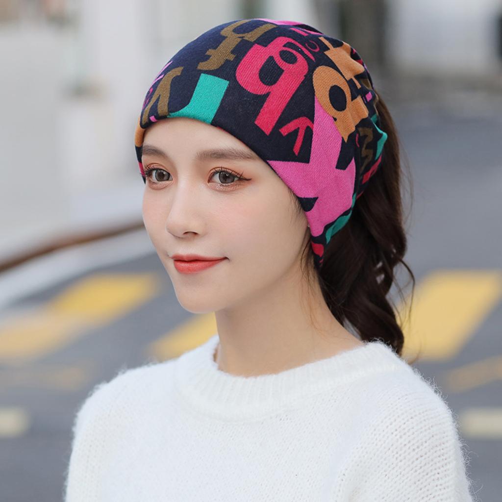Women's Warm Dual-use Pullover Sports Hat Casual Ear Cap