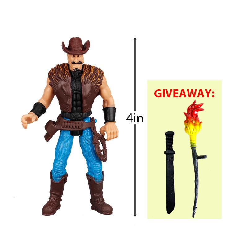 Figure d'Azione di Persone in Scala 1/18 Esploratore Cacciatore Soldato Modello Playset Giocattolo Personaggio Figure Flessibili Articolate Progettato Per Bambini Ragazzi Regalo