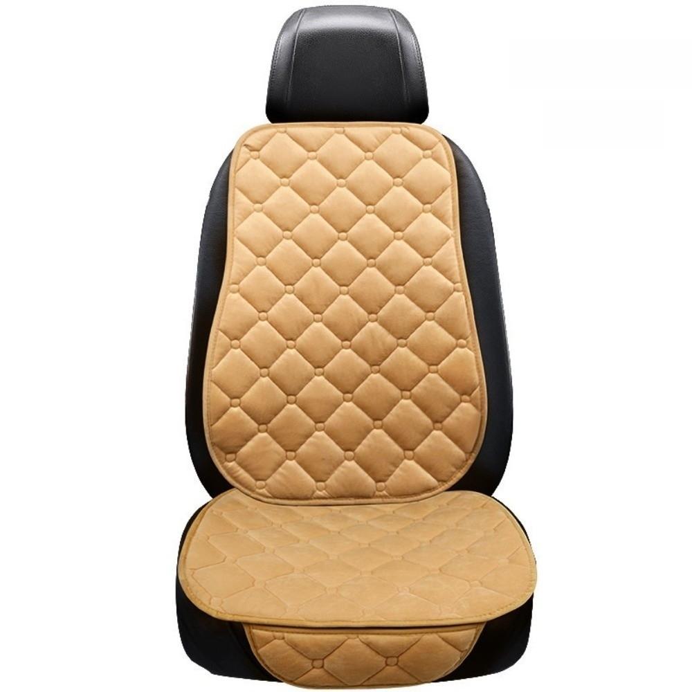 Solid Color Car Seat Covers Thick SUV Seat Mats Universal Seat Cushion