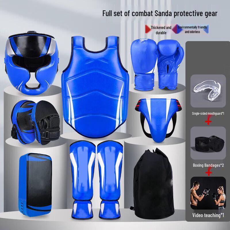 Fenzhanzhe Kids Sanda & Boxing Protective Gear Set