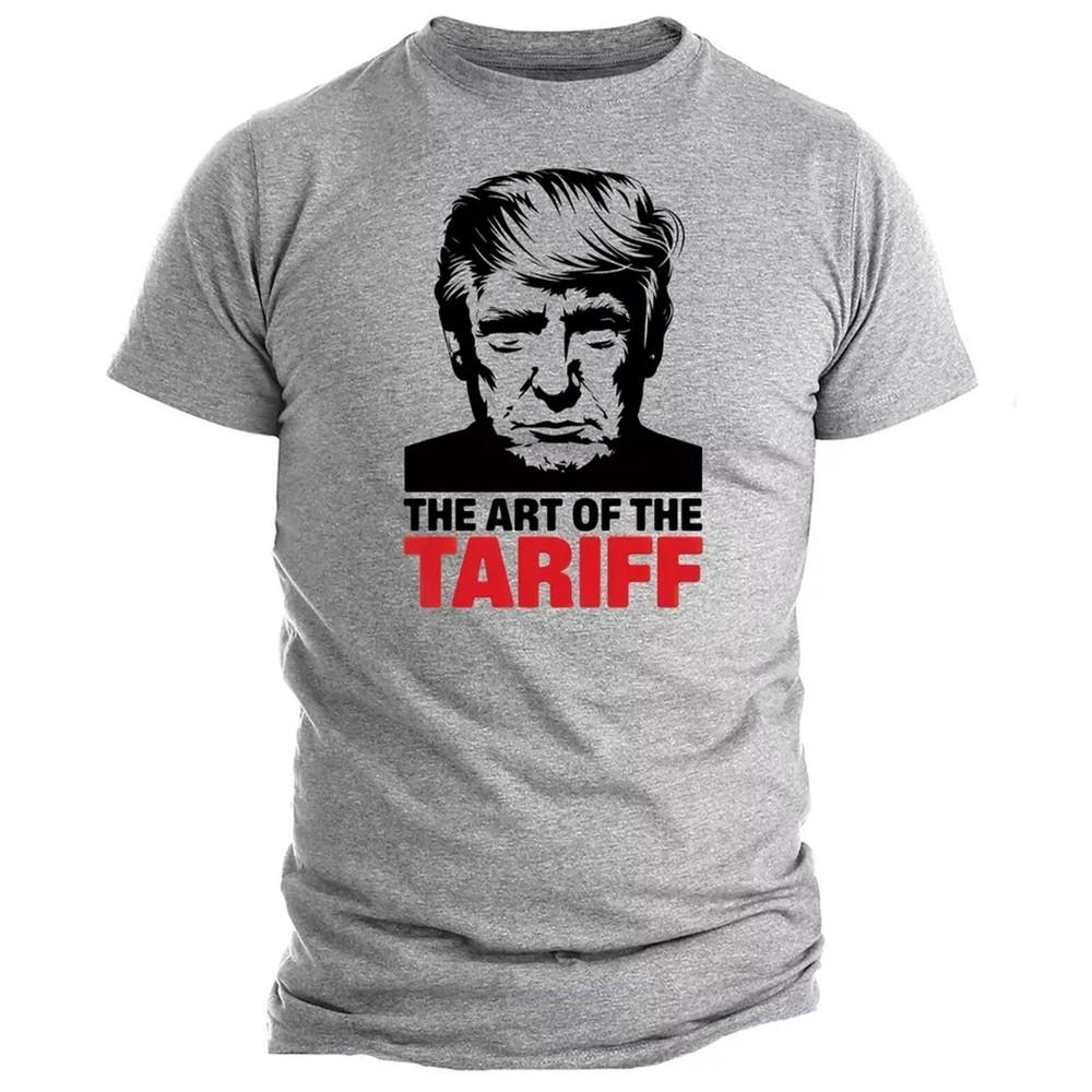 Funny Political T-shirt Trump Art Of Tariff Political Humor Funny Trump Shirts Unisex T-Shirt L