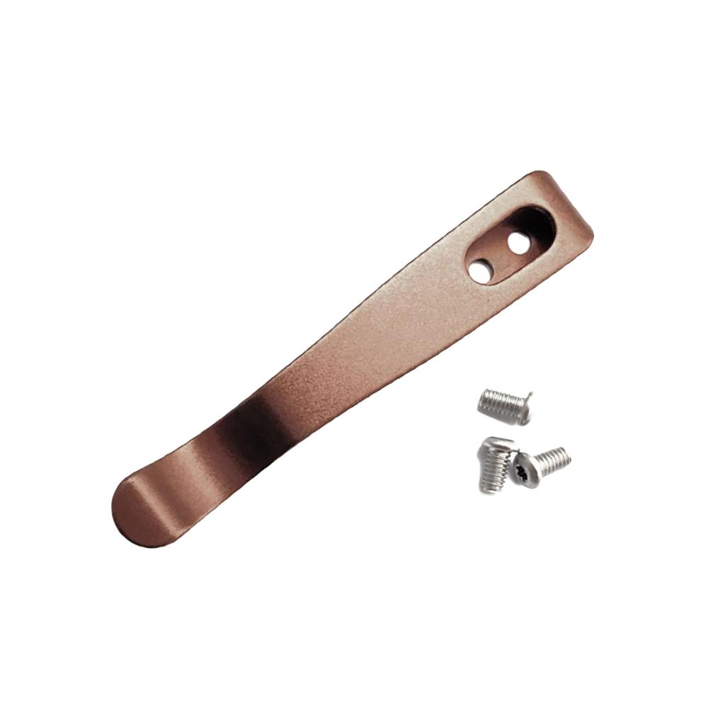 Nerezové skládací nože s těžkým zadním klipem Kapesní klip na nože Nástroje Kompaktní zadní klip Nosný doplněk