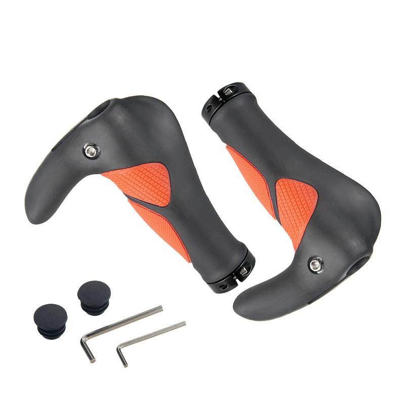 1 Pc Comfortable Bike Handlebar Grips - Ergonomic Design For Reduced Hand Fatigue And Improved Control - Ideal Bicycle Accessori