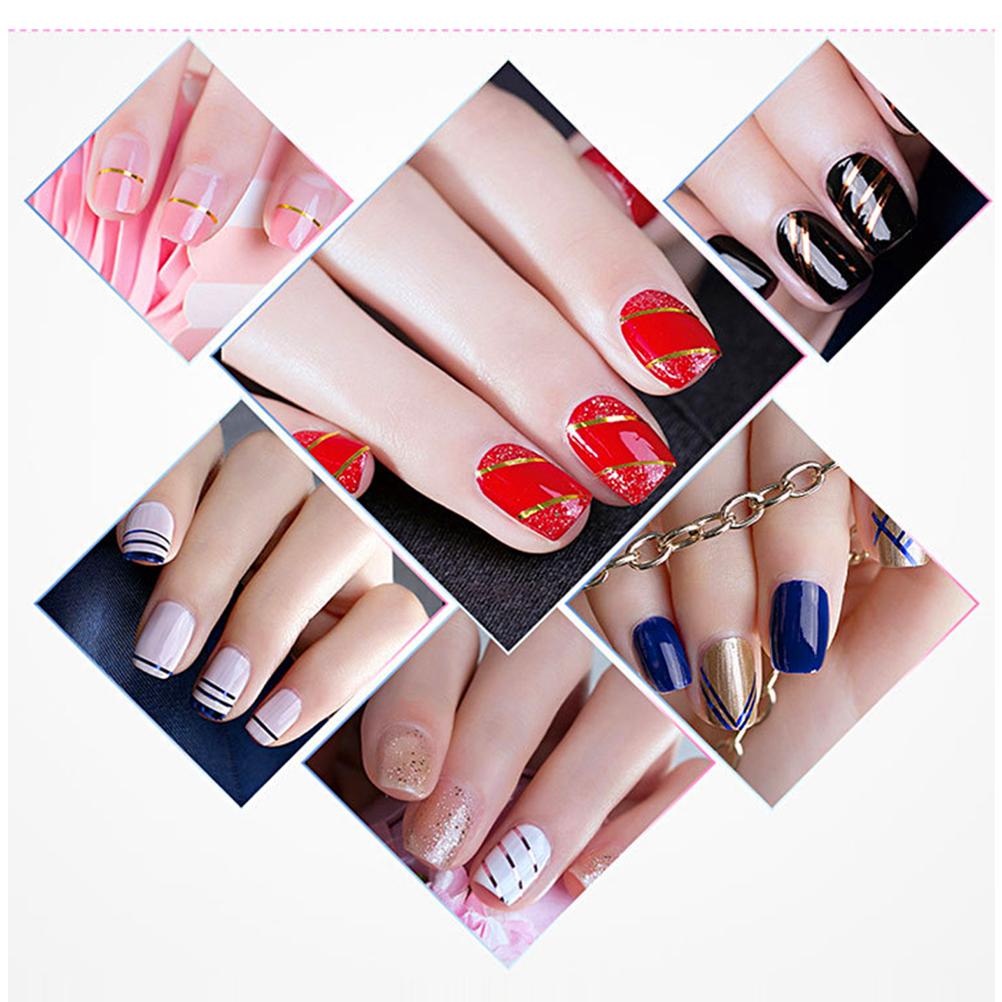 32 Colori Strisce per Unghie Linee Multicolore Rotoli Striscia Linea Decorazione Nail Art Adesivo DIY Punte per Unghie
