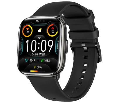 Smartwatch Rubicon Rncf31 Czarny /Czarny Silikon