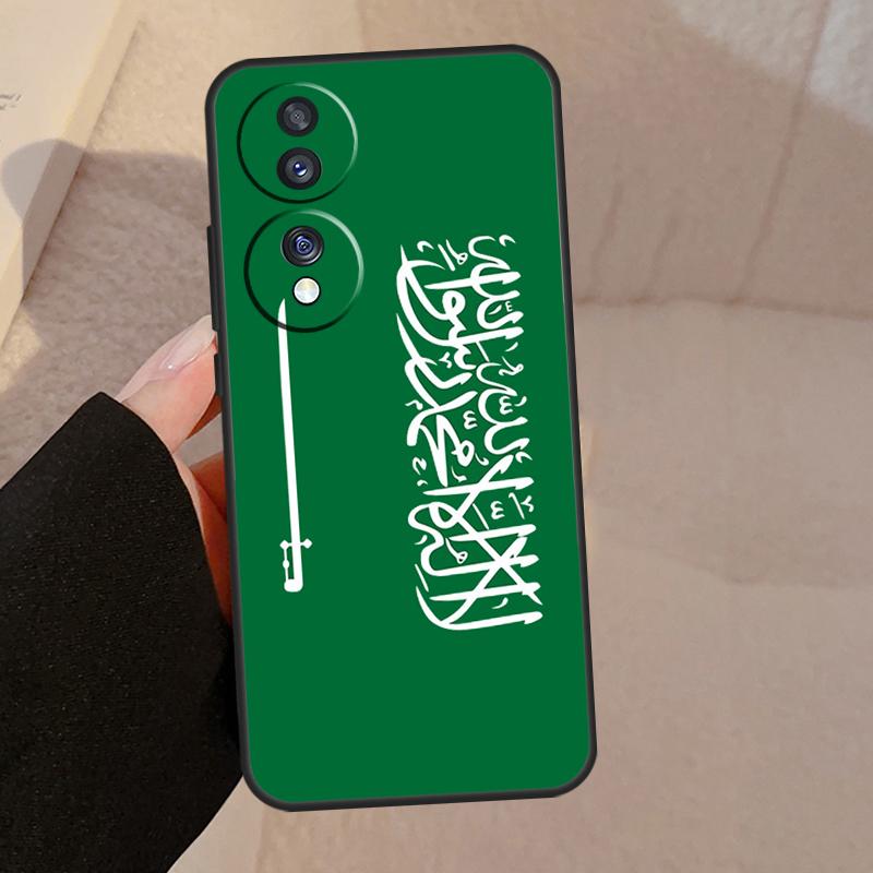 

Чехол с флагом Королевства Саудовская Аравия для Honor Magic 5 Lite Pro 50 70 90 8X 9X X6 X7 X8 X9 Honor X6a X7a X8a X9a X9b Honor 8X