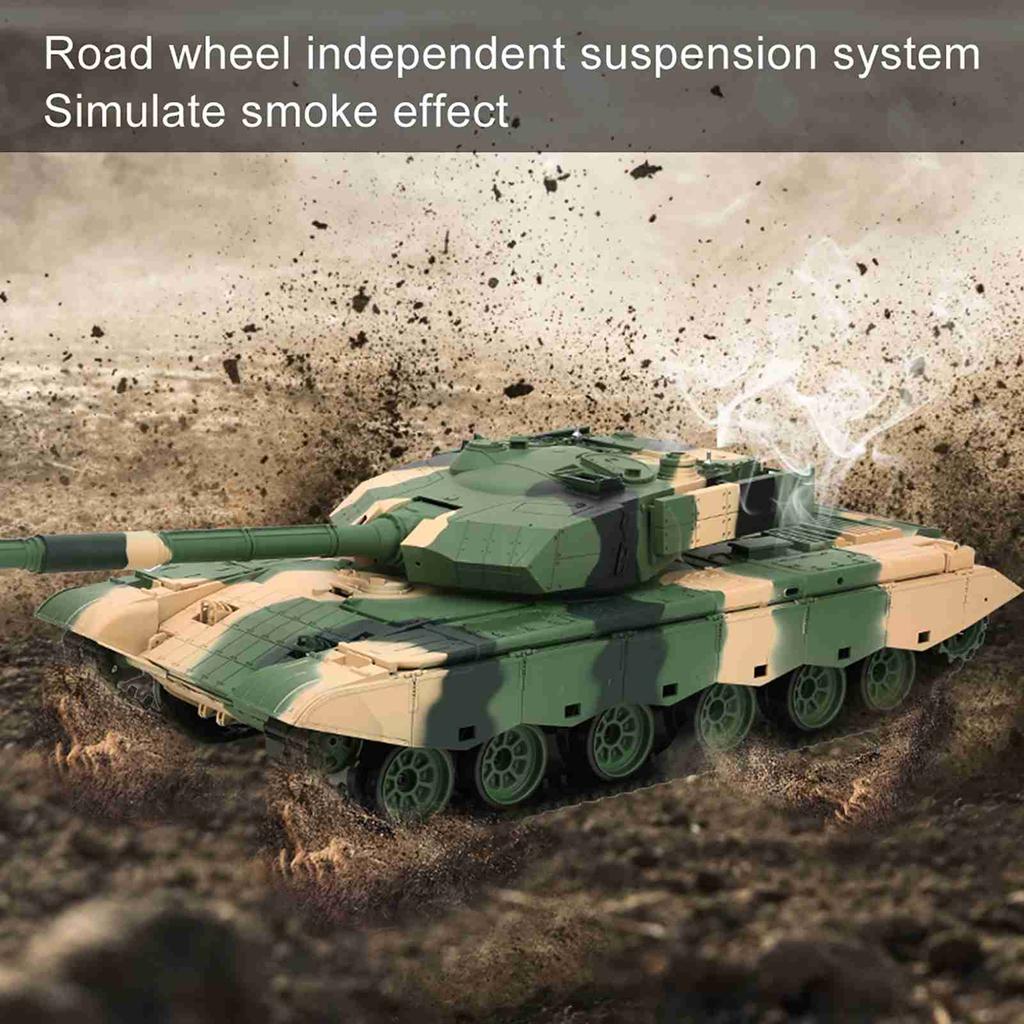 116 2.4G Electric Remote Control Simulation Tank Model Alloy Light Sound Kid Toy