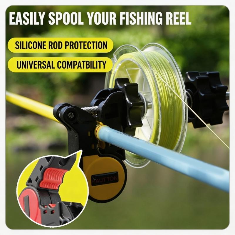 Compacts Fishing Line Winder With Antislip Protecting Fishing Line Spooling Tool for Rotates Reel and Casting