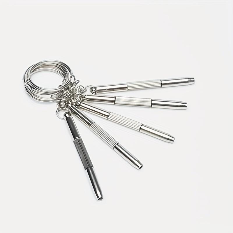 3-in-1 Portable Eyeglass Screwdriver Keychain - Ultimate Repair Tool for Glasses, Watches & More, Durable Metal, No Power Needed, Compact Design