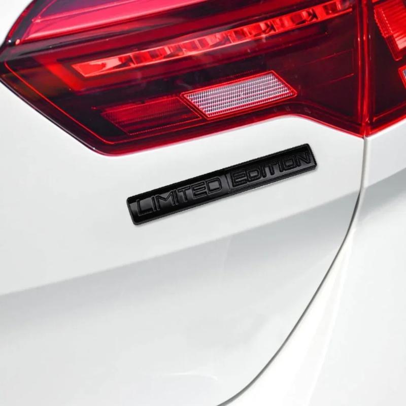 3D Limited Edition Metal Aluminium Adhesive Emblem Rear Trunk Badge Fender Sticker Body Decal Car Emblem