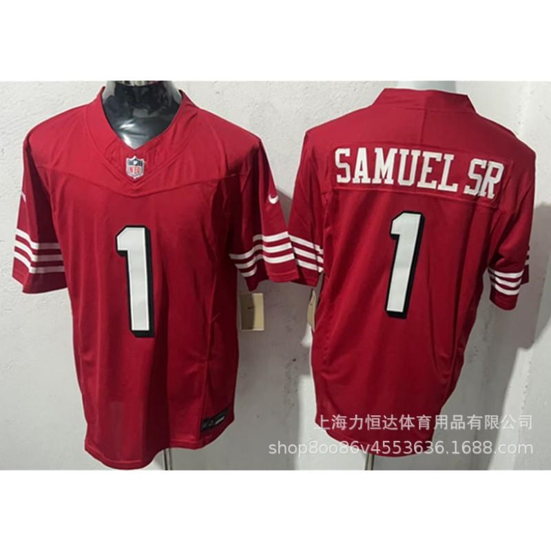 Maillot de Football 49ers 13 Purdy 97 Bosa Uniforme d'Équipe Sports Hommes Femmes