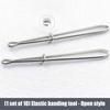 Pack of 10 Metal Elastics Band Threading Tool Sewing Craft Accessories