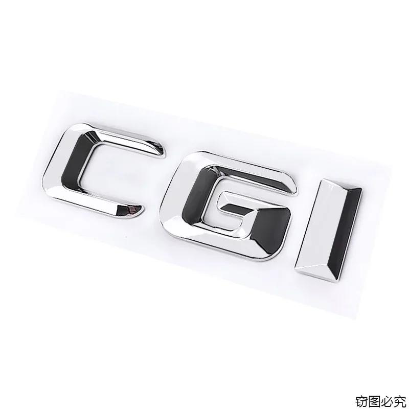 ABS Car Tail Letters Emblem Sticker Car  Side Badge For  Benz CGI CDI Logo W111 W210 W213 W203 W205 CLK CLA GLA Car Sticker Mm1