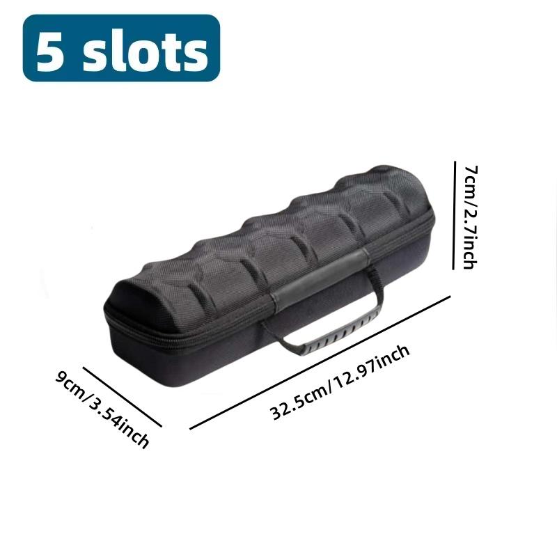 Portable Watch Travel Case, Storage Box Organizer with Sponge Insert for Apple Watch Huawei Samsung Smartwatch Multi Slot Holder