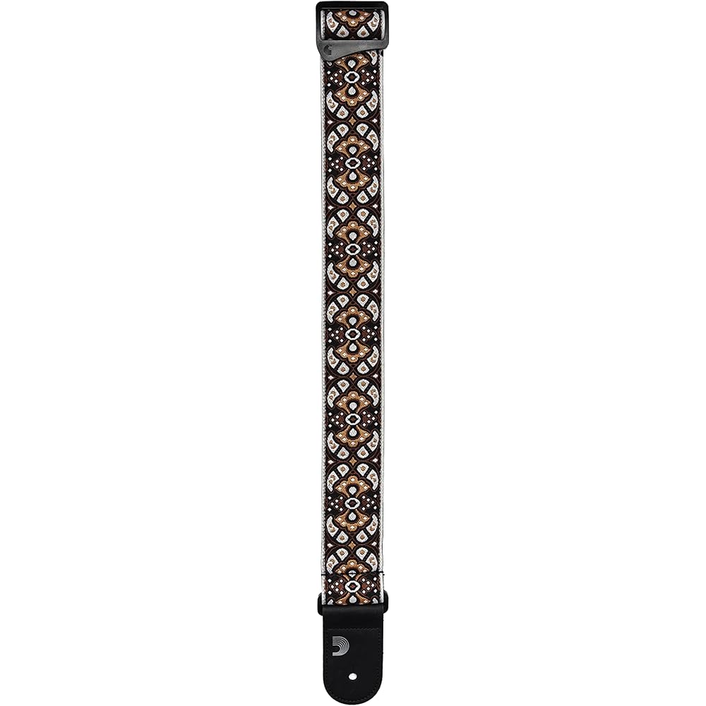 D'Addario Daddario Guitar Straps Eco Comfort Guitar Straps Jacquard 50RW03 Red & Orange [Domestic...