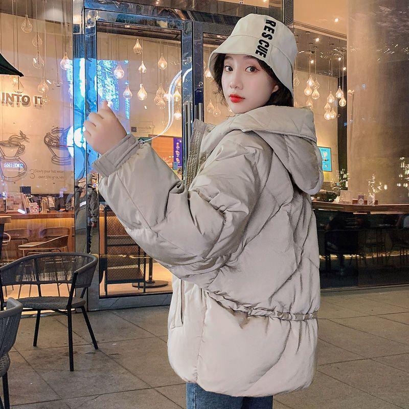 Thickened Short Puffer Coat Women Loose Korean Style Winter Jacket Warm Cotton Padding