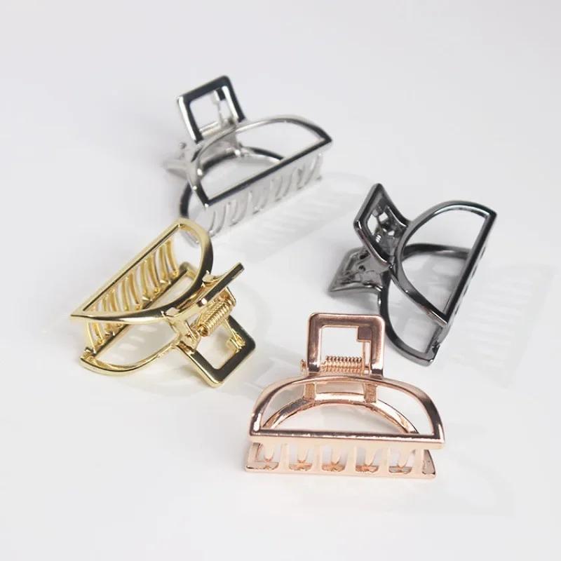 INS Explosive Hair Accessories Grab Clip Simple Alloy Small Grab Clip Bath Clip Claw Clip Hair Clips
