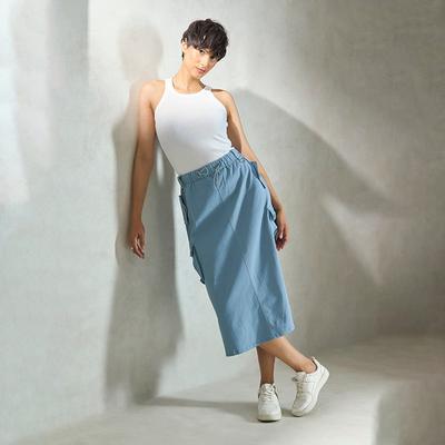 Virgio Women Midi Length Straight Fit Skirt