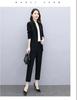 Plus Size Women's 2026 Korean Style Spring/Autumn Casual Suit Set: Fashionable, Professional, Loose Fit