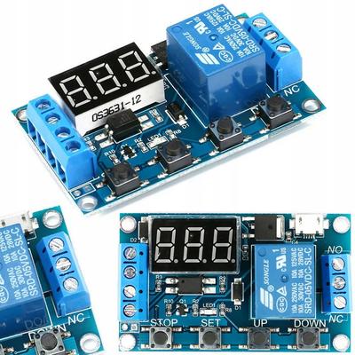 Rosfix 0-999min Time Relay Module – Precise Time Management | 6V-20V Power Supply Range | Extreme Temperature Resistance