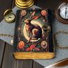 Handmade Leather Journal: Hare & Moon, Celestial Witchcraft Book