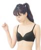 Synchro Stays In Place Even When You Sizes 3L BL Wing/Wacoal Bra, Wireless, Move, S, M, L, LL, (Fits AA-F Cups), 3/4 Cup, MB4015, Women's,
