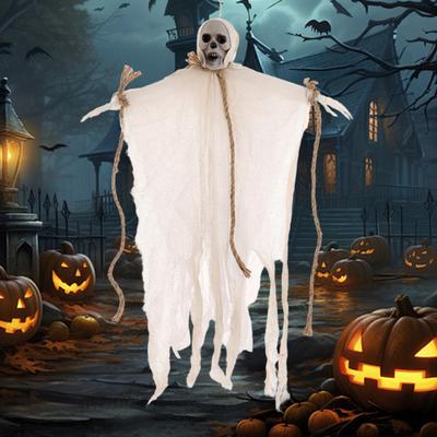 Hängende Skelett Dekoration Halloween Außen Menschliches Skelett Dekoration Spukhaus Requisite für Hof Terrasse Garten Innendekor