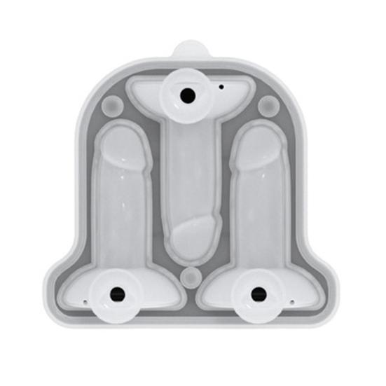 Silikonová forma na ledové kostky Rozmarná forma na led s víkem Bez BPA Výrobník ledových koulí vtipných tvarů na koktejly, pivo, kávu