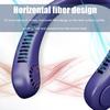 Portable Neck Fan Hands Free Rechargeable Bladeless Neck Fan Wearable Powerful Quiet  Fan for Outdoor Sports Office