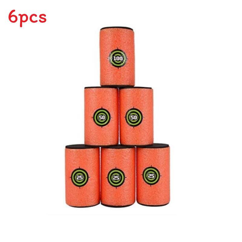

Foam Eva Target Practice Set With Score Buckets For Kids Shooting Games